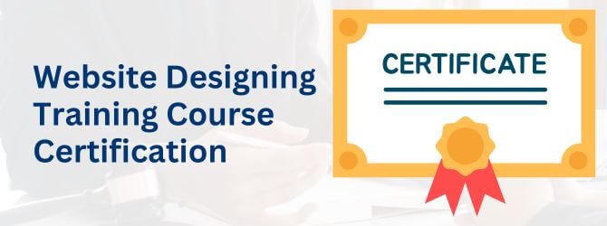 Learn professional skills through a Website Designing Training Course in India