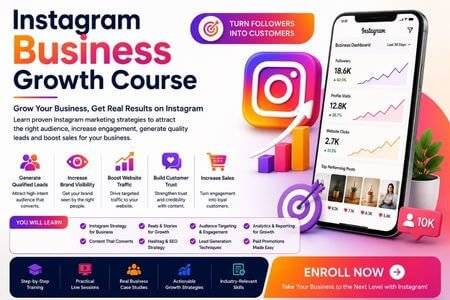 Instagram Business Growth Course - Kishor Digital