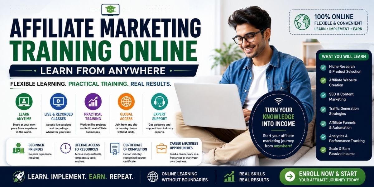 Affiliate Marketing Training Online – Learn from Anywhere