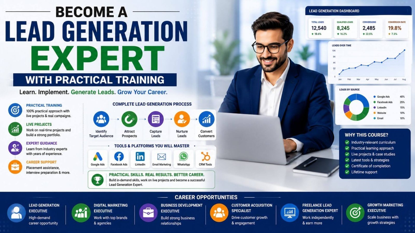 Become a Lead Generation Expert with Practical Training
