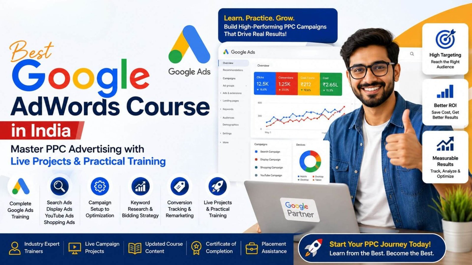 Best Google AdWords Course in India – Master PPC Advertising with Live Projects & Practical Training