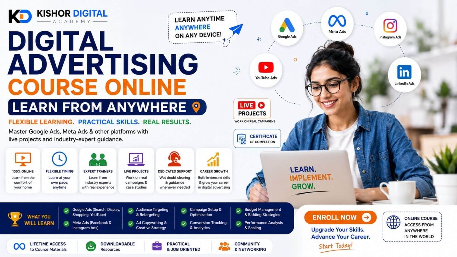 Digital Advertising Course Online – Learn from Anywhere
