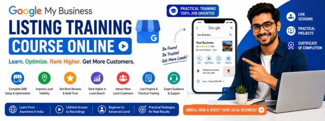 Google My Business Listing Training Course Online