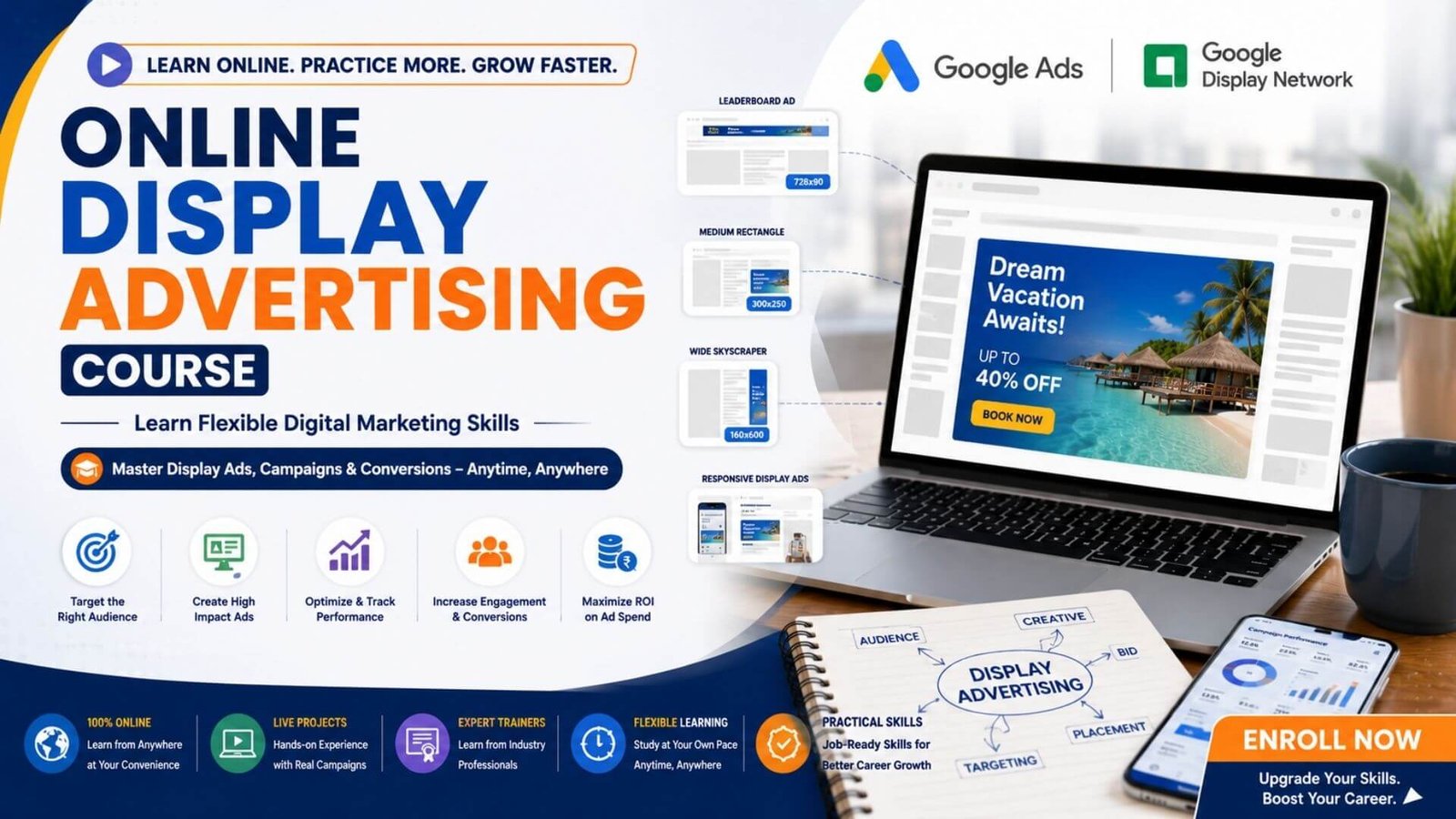 Online Display Advertising Course – Learn Flexible Digital Marketing Skills