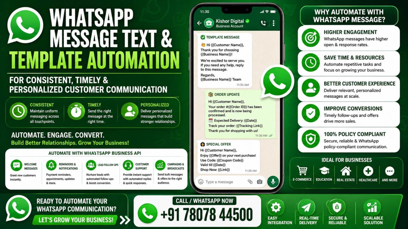 WhatsApp Business API Automation for Seamless Customer Communication & Automated Business Growth