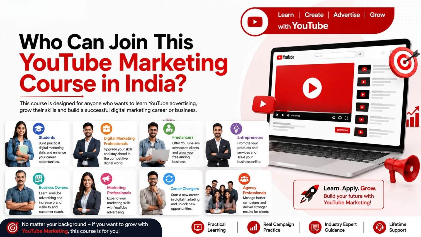 Who Can Join This YouTube Marketing Course in India