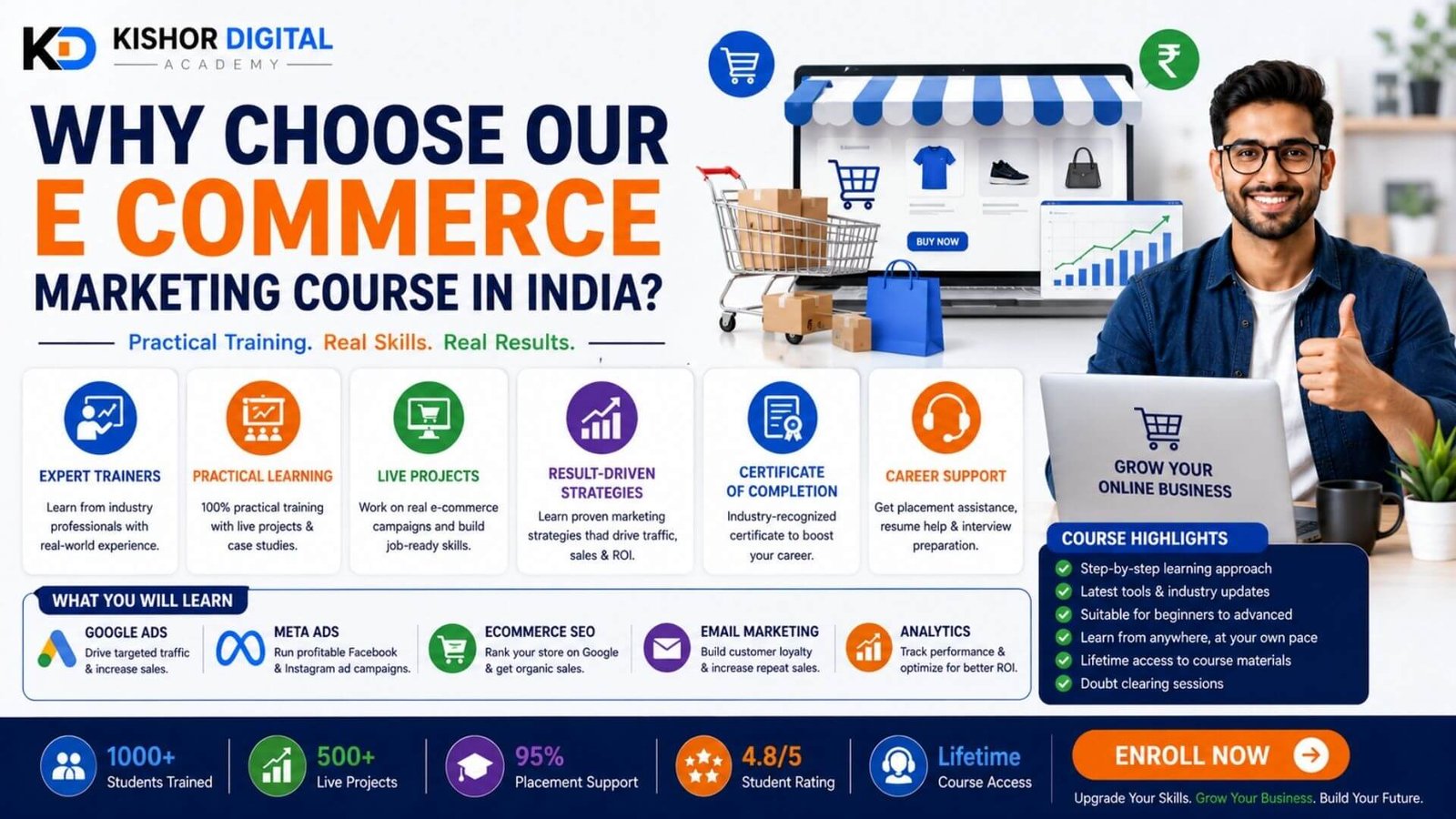 Why Choose Our E Commerce Marketing Course in India
