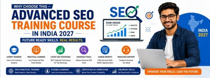 Advanced SEO Training Course designed to build practical SEO skills and advanced search optimization expertise.