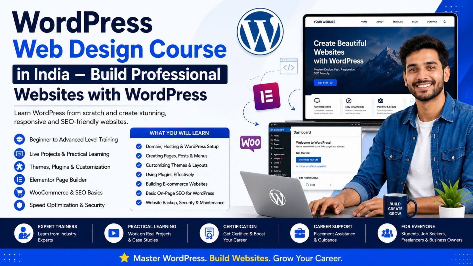 WordPress Web Design Course in India – Build Professional Websites with WordPress