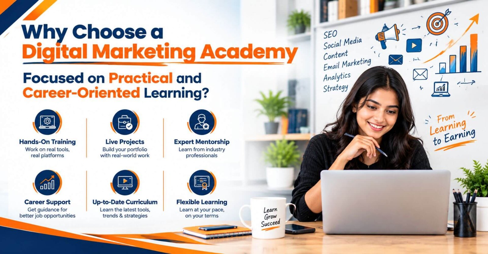 Why Choose a Digital Marketing Academy Focused on Practical and Career-Oriented Learning Digital Marketing Academy for practical digital marketing training